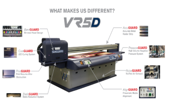 VR5D, la nueva apuesta en impresión digital de Vanguard Digital Printing Systems